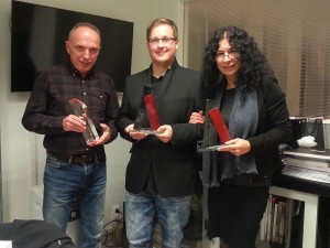 Ocenenia zo skla pre najlepších pracovníkov firmy ARTRA